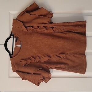 Express Ruffle Sleeve Shirt